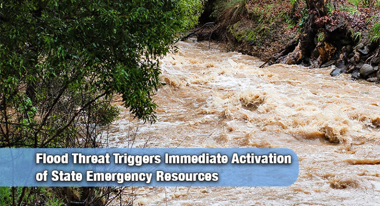 State Emergency Response Resources Activated Ahead of Flood Threat