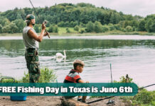 FREE Fishing Day in Texas is June 6th