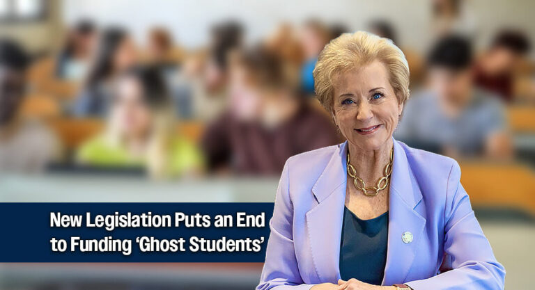 McMahon Issues Statement on Passage of the ‘No Aid for Ghost Students Act’  