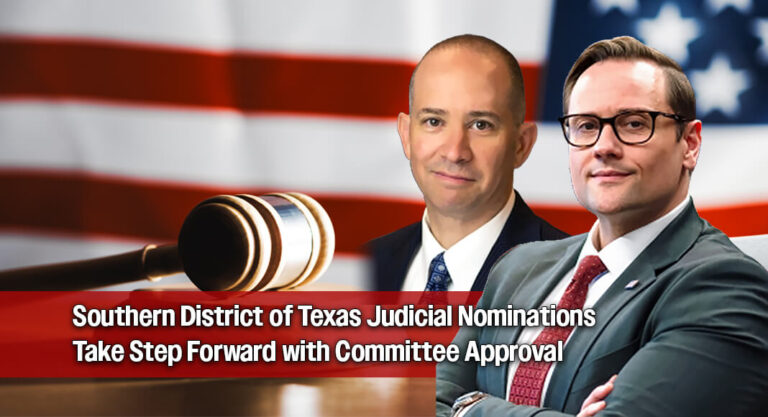 Senator Cornyn Weighs In on Committee Passage of Texas Judicial Nominations