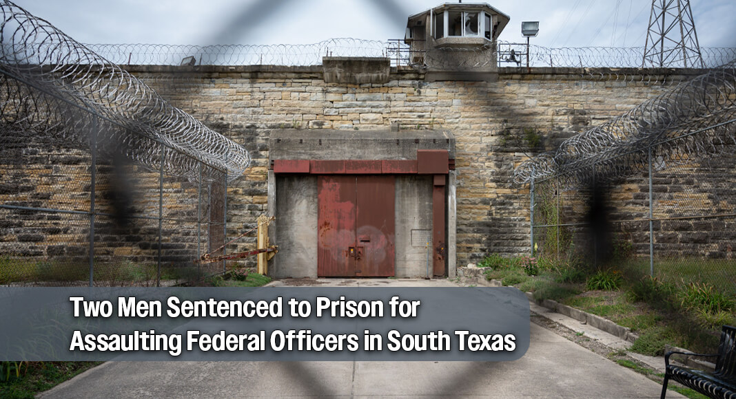 Two men have been ordered to federal prison for smuggling illegal aliens and for assaulting federal agents in the course of their duties. Image for illustration purposes