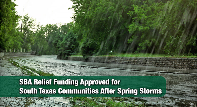 Governor Announces SBA Assistance for Storm-Impacted South Texas