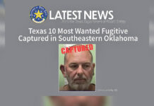 Texas 10 Most Wanted Fugitive Captured in Southeastern Oklahoma