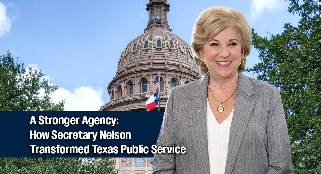 As her tenure as the 115th Texas Secretary of State comes to a close, Secretary Jane Nelson reflected on three and a half years leading one of the state's most diverse agencies, highlighting a record of modernizing government, strengthening election administration, improving customer service, and supporting the continued growth of the Texas economy. Image: Fivelittlepigs, CC0, Public Domain via Wikimedia Commons. Bgd for illustration purposes