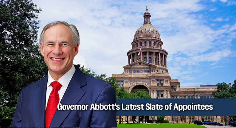 Abbott Selects Latest Group of Public Servants for Texas Boards