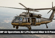 CBP El Paso Air Branch Rescues Injured Hiker