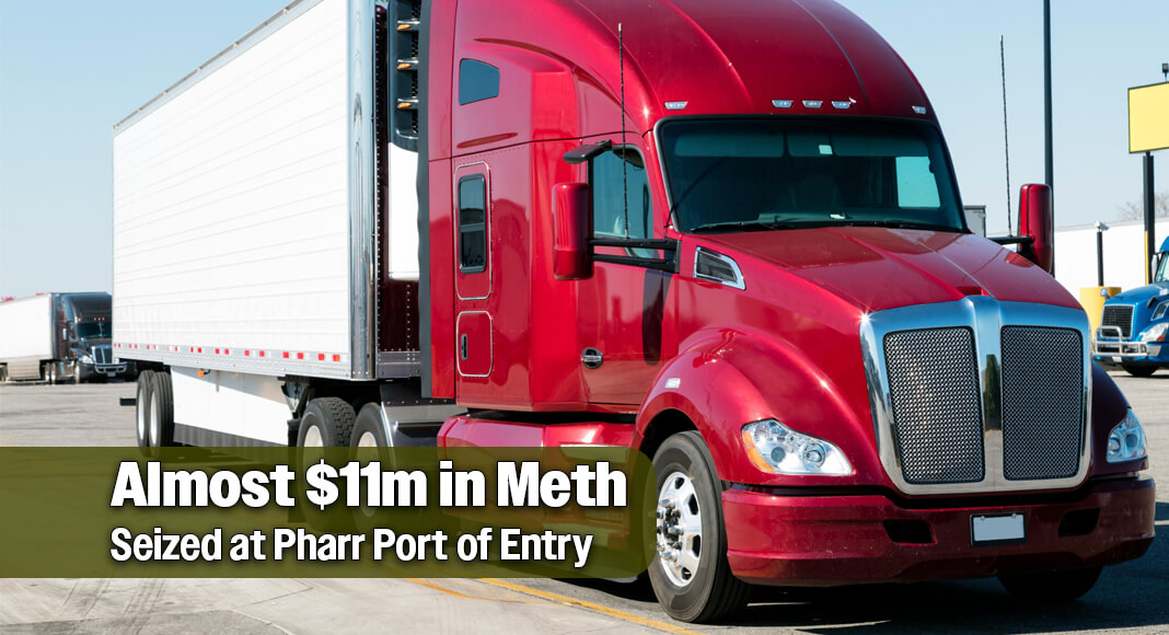 The seizure occurred on July 6 at the Pharr International Bridge when CBP officers referred a commercial tractor trailer hauling a shipment manifested as “cabbage” for a secondary inspection. Image for illustration purposes