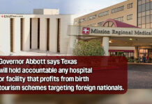 Governor Abbott Orders Aggressive Enforcement Against Birth Tourism Schemes in Texas