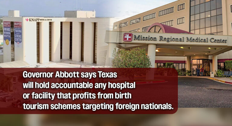 Governor Abbott Orders Aggressive Enforcement Against Birth Tourism Schemes in Texas