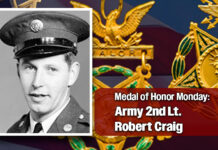 Medal of Honor Monday: Army 2nd Lt. Robert Craig