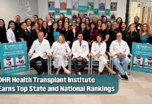 DHR Health Transplant Institute Earns Top State and National Rankings