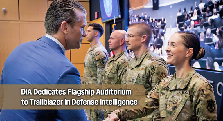 DIA Honors Decades of Service by Renaming Headquarters Auditorium