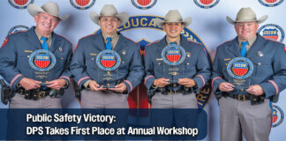 Texas DPS Wins Top Spot at Uniformed Safety Education Conference