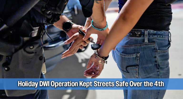 Edinburg Police Wrap Up Fourth of July DWI Enforcement with Multiple Arrests