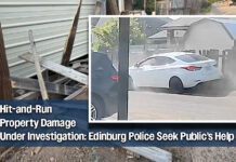 Edinburg PD Needs Public’s Help Identifying Vehicle in Hit-and-Run Property-Damage Case