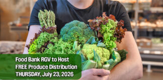 Food Bank RGV to Host FREE Produce Distribution on THURSDAY, July 23, 2026