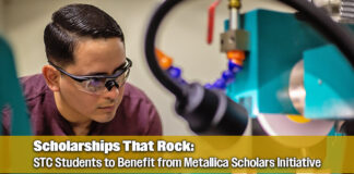 STC Named to Nationally Recognized Metallica Scholars Initiative