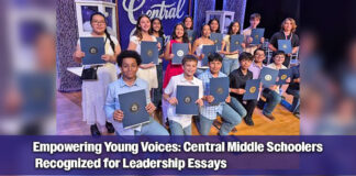 Central Middle School Students Honored as Leadership Essay Contest Winners