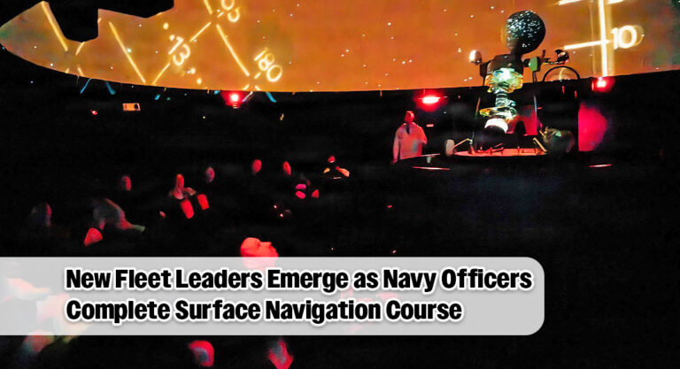 New Fleet Leaders Emerge as Navy Officers Complete Surface Navigation Course