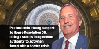 Texas AG Backs Congressional Resolution Affirming Texas’s Constitutional Right to Defend Borders
