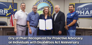 Pharr Marks 36th Anniversary of ADA with State Proclamation and Accessibility Drive