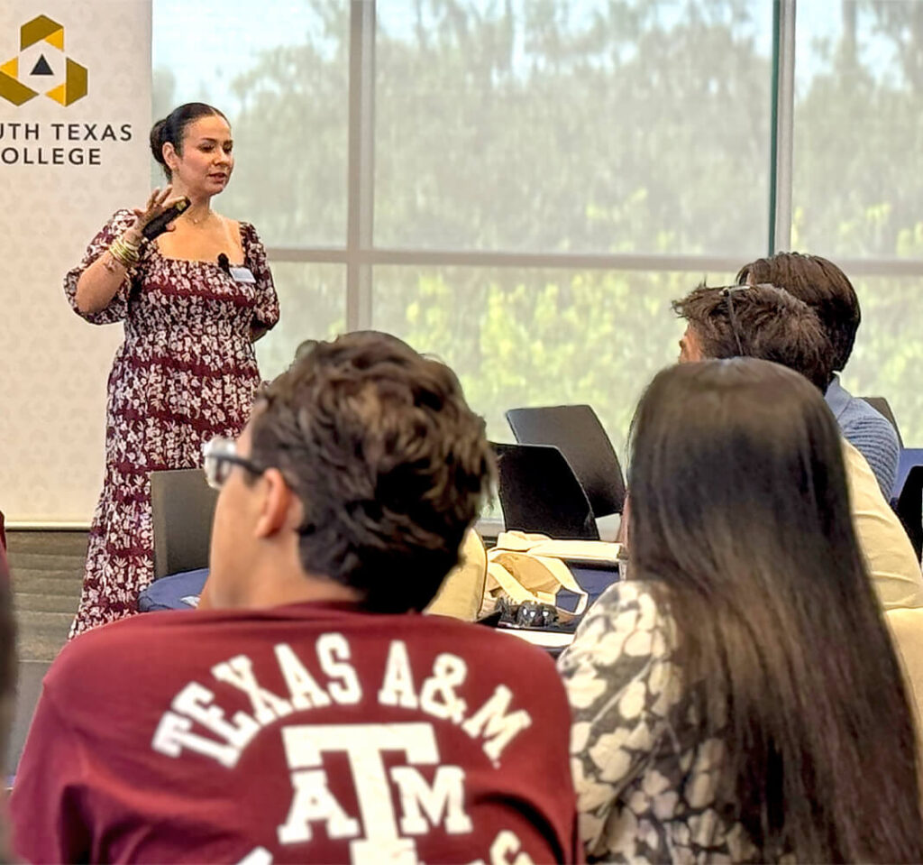 Maricruz Hinojosa, project manager with the Texas A&M Engineering Academies Program, said some members of the incoming cohort have spent as long as two years preparing for admission. STC image