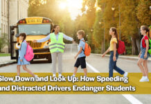 Speeding and Distracted Drivers Put School Children in Danger