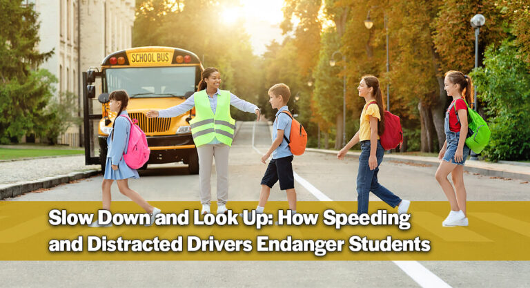 Speeding and Distracted Drivers Put School Children in Danger