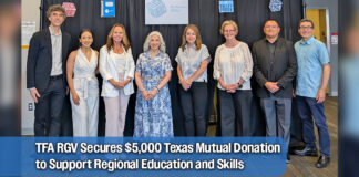 Texas Mutual Invests $5,000 in Teach For America RGV to Drive Local Workforce Development