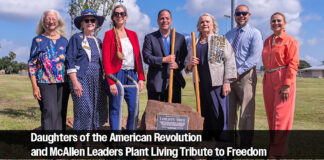 McAllen Municipal Park Welcomes New Liberty Tree in Honor of American Patriots