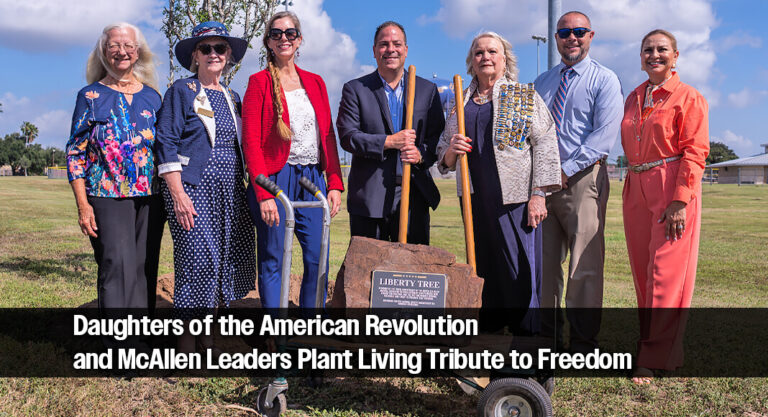 McAllen Municipal Park Welcomes New Liberty Tree in Honor of American Patriots