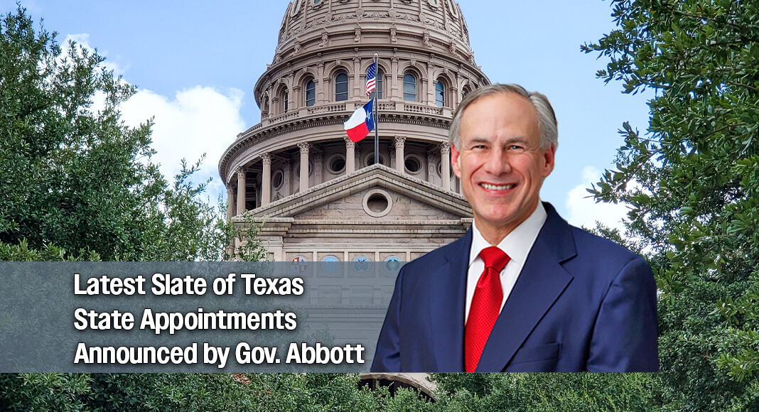 This week, Governor Greg Abbott selected multiple qualified candidates to serve on behalf of Texans. Image for illustration Texas