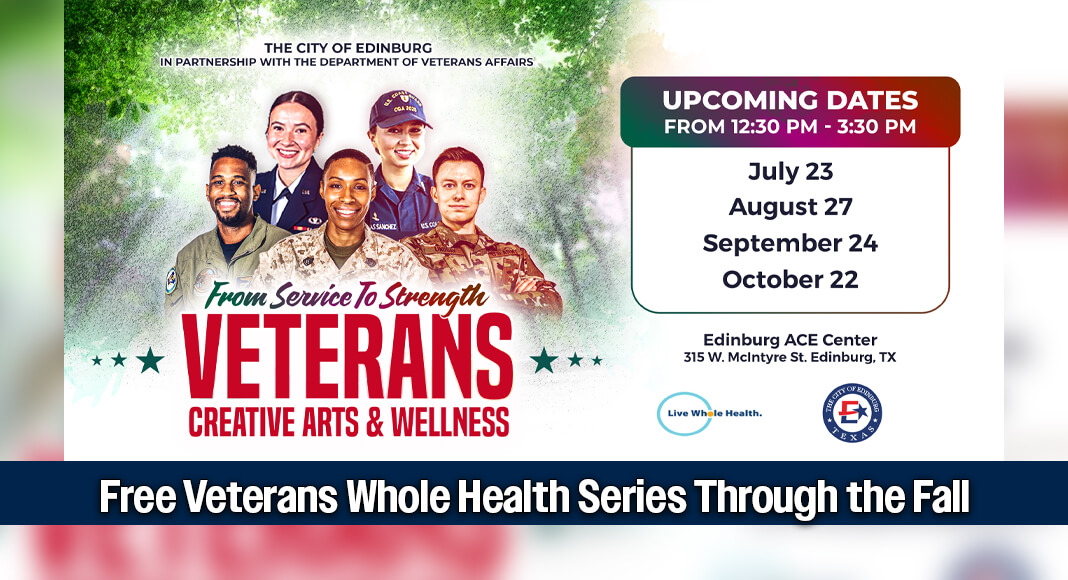 September, and October 2026. All sessions will take place from 12:30 p.m. to 3:30 p.m. at the Edinburg Arts, Culture, and Events (ACE) Center, located at 315 W. McIntyre Street. Courtesy image
