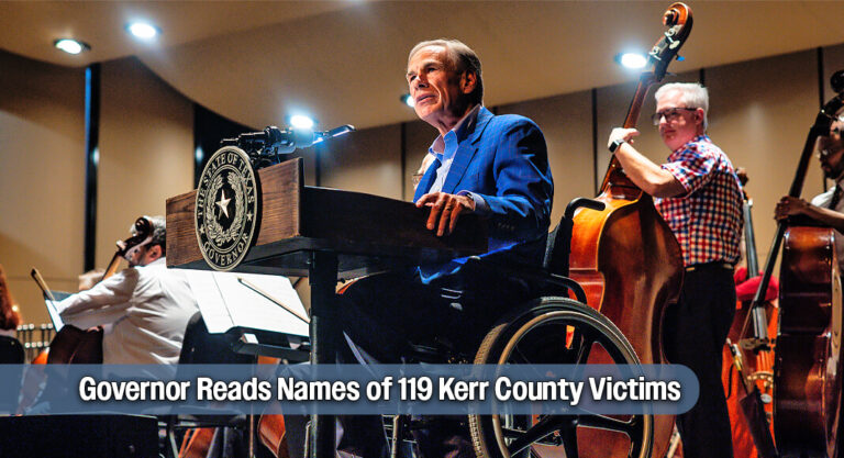 Honoring Flood Victims At Kerrville Remembrance & Resilience Ceremony