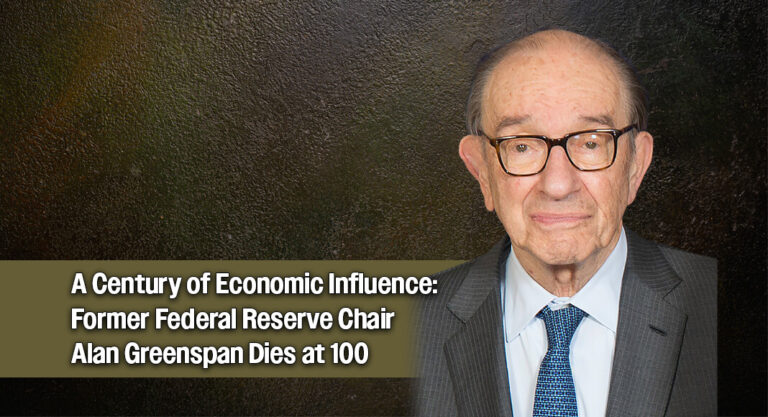 Legendary Former Fed Chairman Alan Greenspan Dies at 100