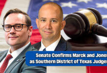 Senator Cornyn Applauds Confirmation of Marck and Jones to Federal Bench