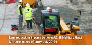 FM 1015 (Int’l Blvd.) to be reduced to one lane in each direction, July 20-24