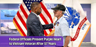 Texas Veteran Finally Receives Purple Heart 57 Years After Vietnam Service