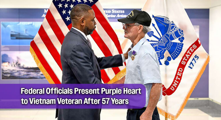 Texas Veteran Finally Receives Purple Heart 57 Years After Vietnam Service