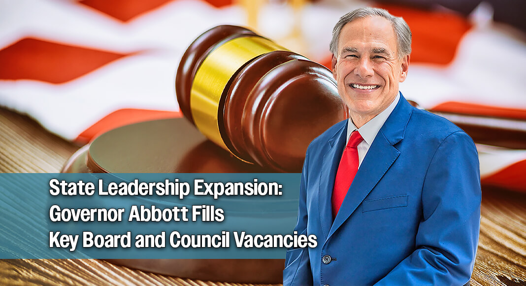 This week, Governor Greg Abbott selected multiple qualified candidates to serve on behalf of Texans. Image for illustration purposes