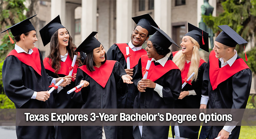 Governor Greg Abbott directed the Texas Higher Education Coordinating Board (THECB) to create a working group to develop a statewide framework for three-year bachelor’s degree pathways. Image for illustration purposes