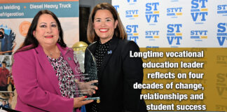 Estela Flores Honored for 40 Years of Service at South Texas VoTech