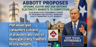 Abbott Proposes Opening Austin and San Antonio Electricity Markets to Competition