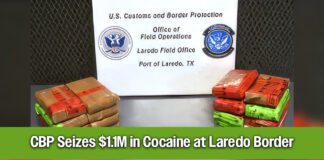 Over $1.1M in Cocaine Intercepted by CBP Officers at Laredo Port of Entry