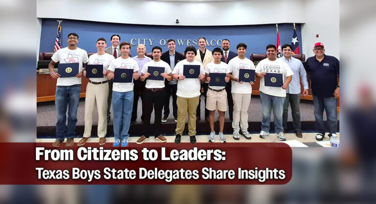 Texas Boys State Delegates Reflect on What Leadership Means