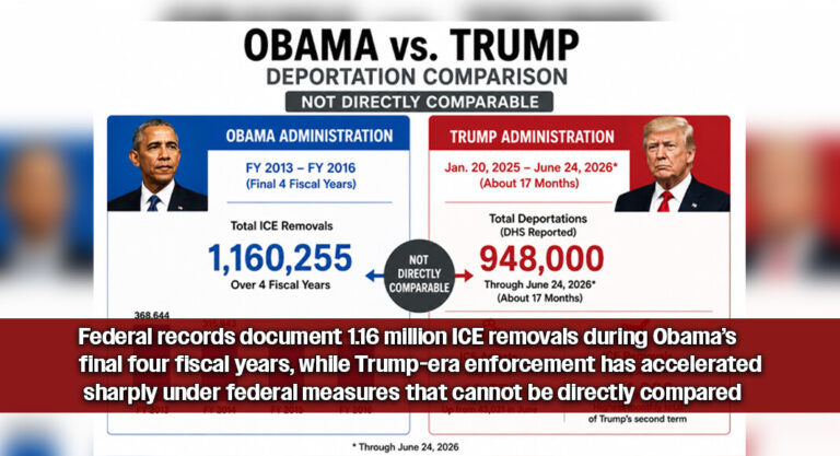 Obama and Trump Deportation Numbers Require Careful Comparison