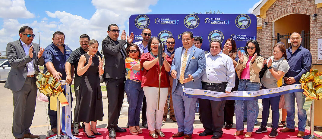 Pharr Housing Authority & City of Pharr Representatives. Image courtesy of The City of Pharr