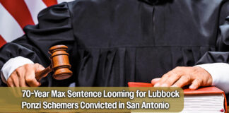 Lubbock Pair Faces Up to 70 Years in Prison Following Federal Ponzi Conviction