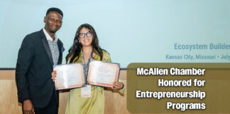 McAllen Chamber Recognized for Advancing Entrepreneurship Through 1 Million Cups and FastTrac