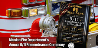 Mission Fire Department to Host Annual 9/11 Remembrance Ceremony